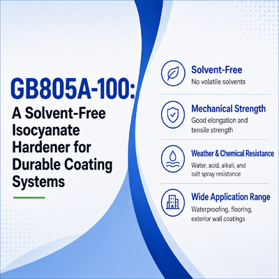 GB805A-100: un indurente isocianato senza solventi per sistemi di rivestimento durevoli