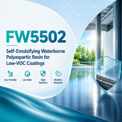 FW5502: Resina poliaspartica autoemulsionante a base acquosa per rivestimenti a basso contenuto di COV